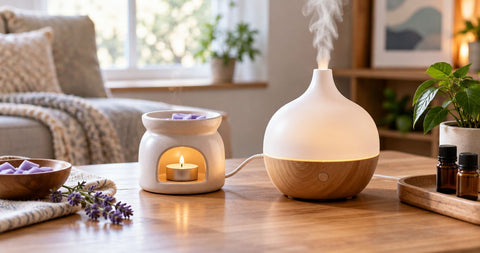 How to connect a wax melt warmer to your diffuser for layered scent