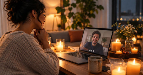 How to connect a candlelit ritual to a long-distance video date