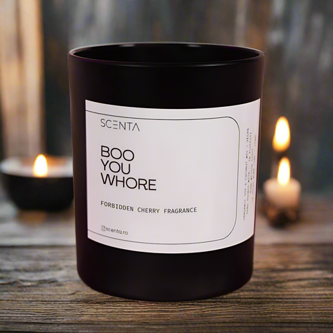 Lumânare parfumată Boo you whore Medium - 20cl naughty