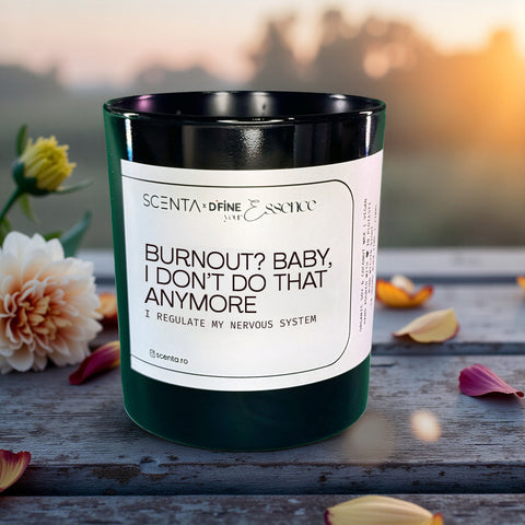 Lumânare parfumată Burnout? Baby, I don’t do that anymore Mare - 30cl naughty