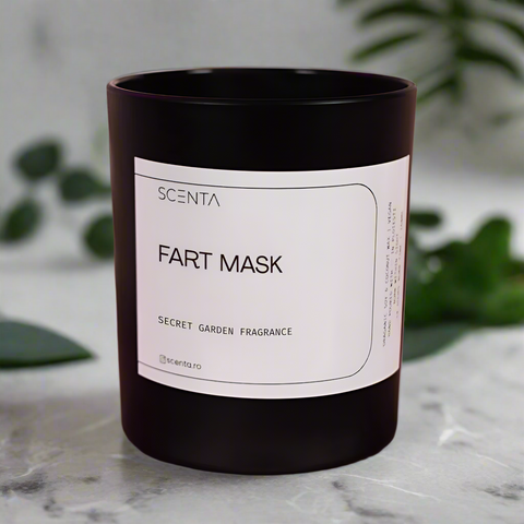Lumânare parfumată Fart Mask Medium - 20cl naughty