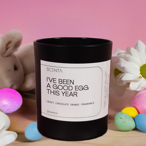 Lumânare parfumată I've been a good egg this year nice