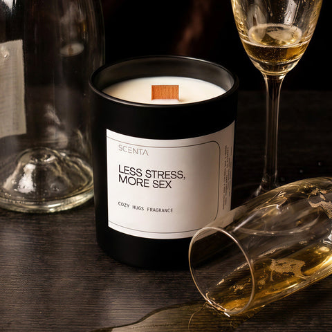 Less stress, more sex Scented Candle