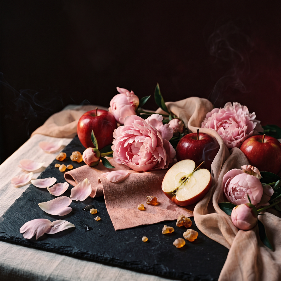 Peony & Blush Suede